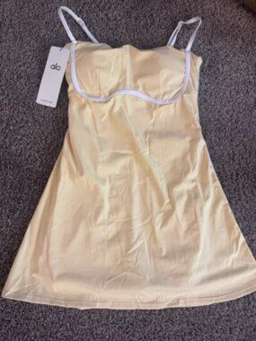 Alo Yoga Yellow Activewear Dress